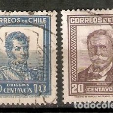 Sellos: CHILE. 1931-32. YVERT Nº 151,152. Lote 200729661