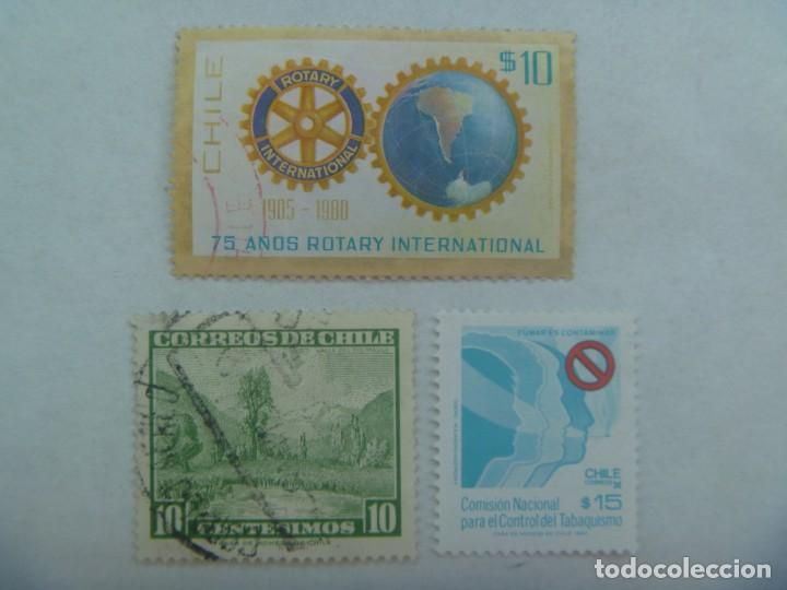 Sellos: LOTE DE 3 SELLOS DE CHILE - Foto 1