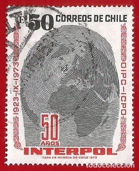 Sellos: CHILE. 1973. INTERPOL - Foto 1