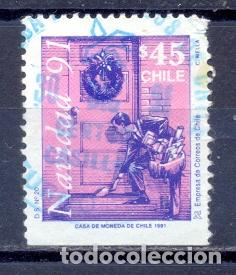 Sellos: Chile , navidad 1991 - Foto 1