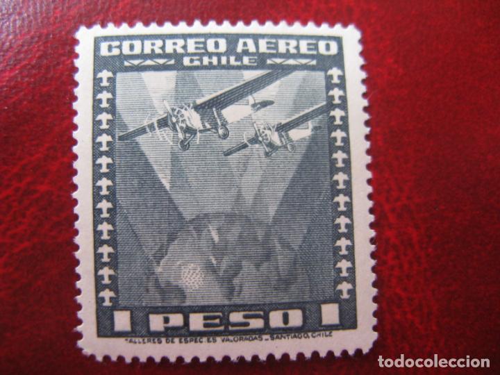 Sellos: *chile, 1934-1938, Yvert 38 aereo - Foto 1