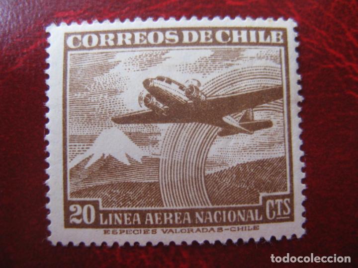 Sellos: *chile, 1950, Yvert 128 aereo - Foto 1