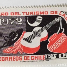 Sellos: SELLO DE CHILE 1,15 P.. - 1972 - AÑO TURISMO - NUEVO SIN SEÑAL DE FIJASELLOS. Lote 238008290