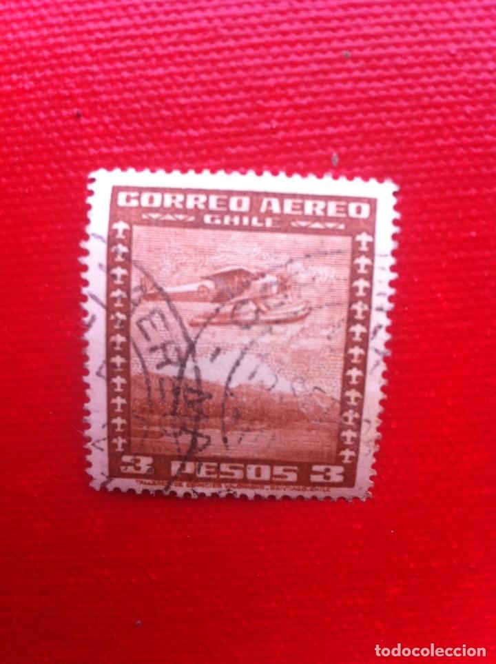 Sellos: SELLO USADO. CHILE. 3 PESOS - Foto 1