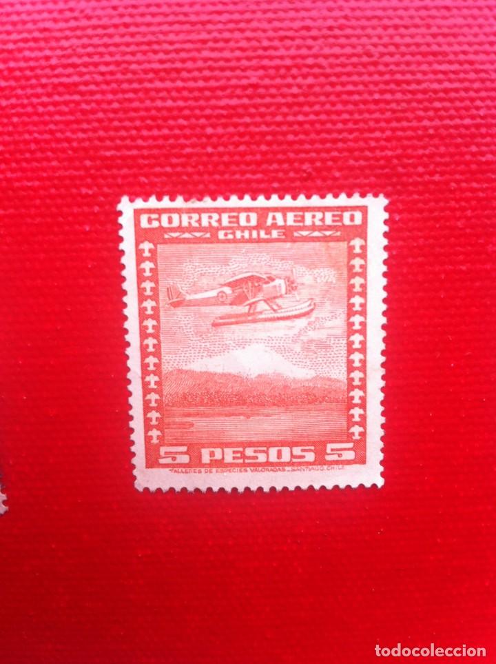 Sellos: SELLO USADO. CHILE. 5 PESOS - Foto 1