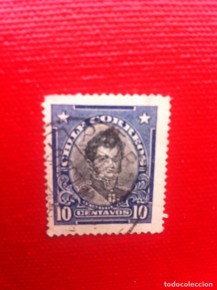 Sellos: SELLO USADO. CHILE. 10 CENTAVOS. - Foto 1