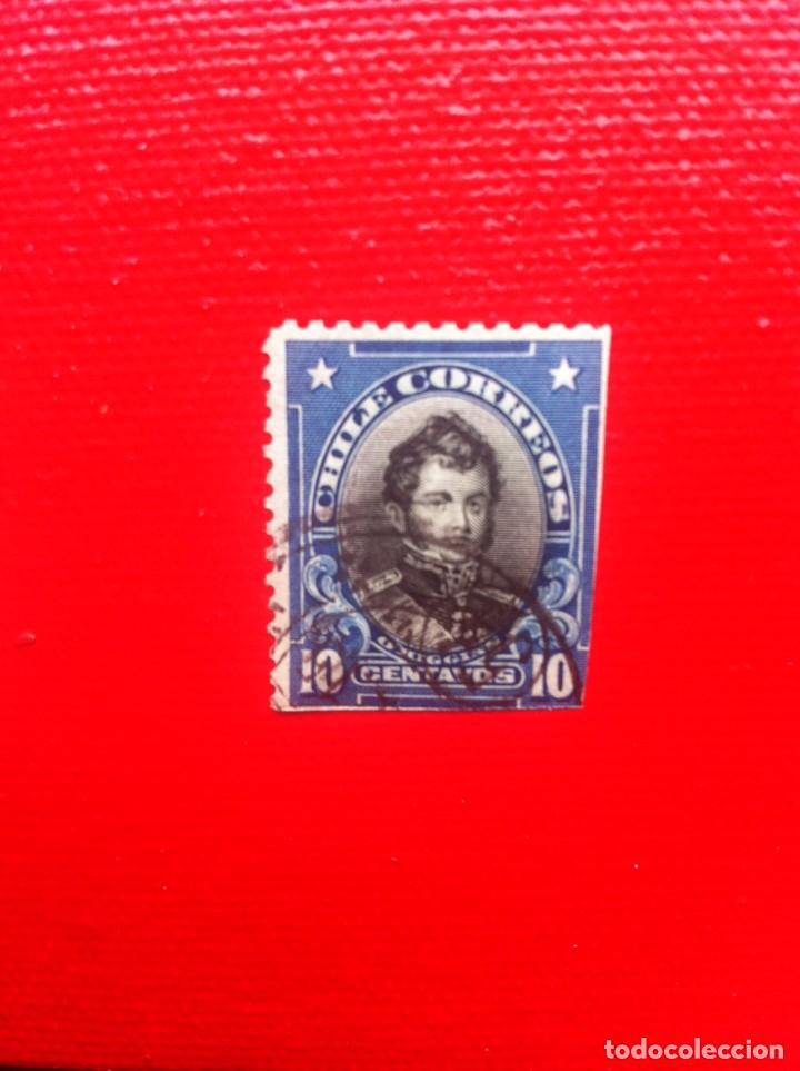Sellos: SELLO USADO. CHILE. 10 CENTAVOS - Foto 1