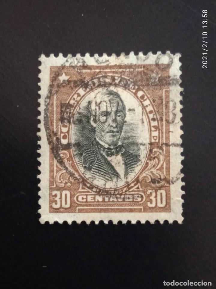 Sellos: CHILE 30 CENTAVOS PEREZ, A&Ntilde;O 1929.. - Foto 1