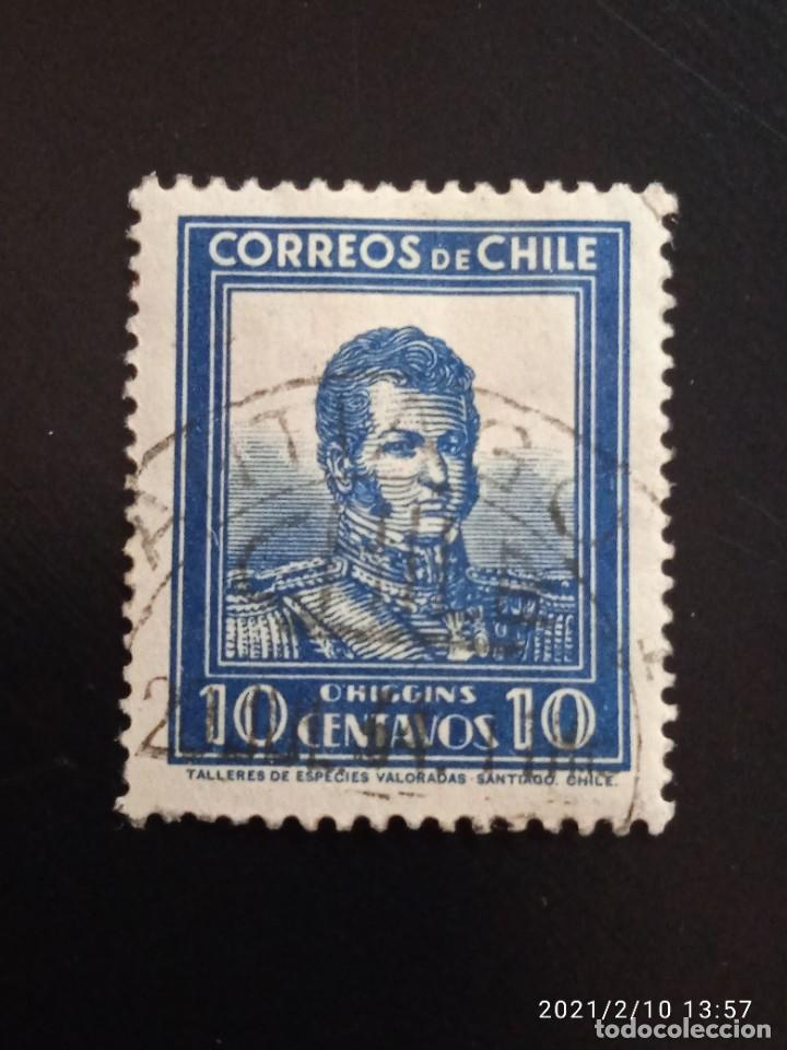 Sellos: CHILE 10 CENTAVOS OHIGGINS, A&Ntilde;O 1950.. - Foto 1