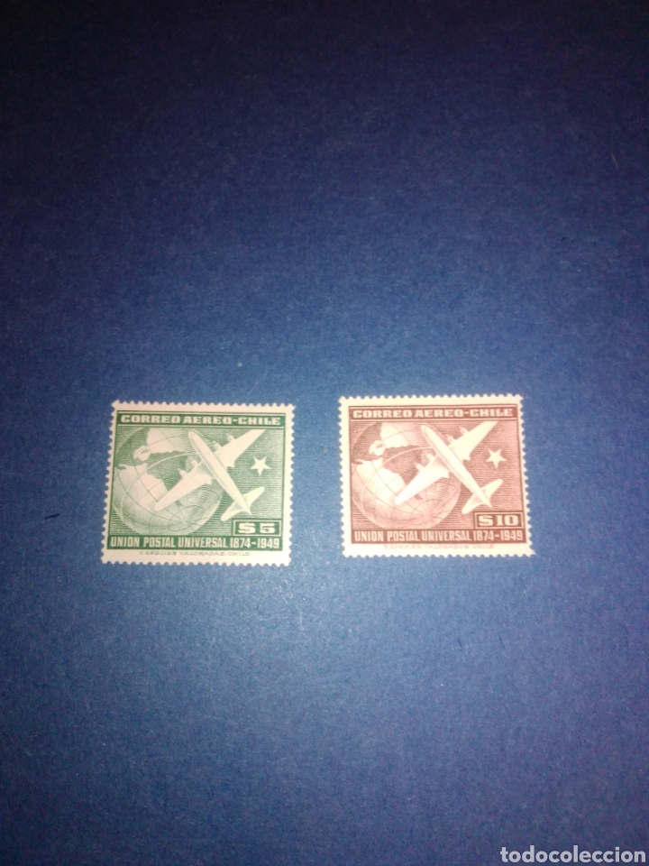 Sellos: UPU 1949 Chile ......... - Foto 1