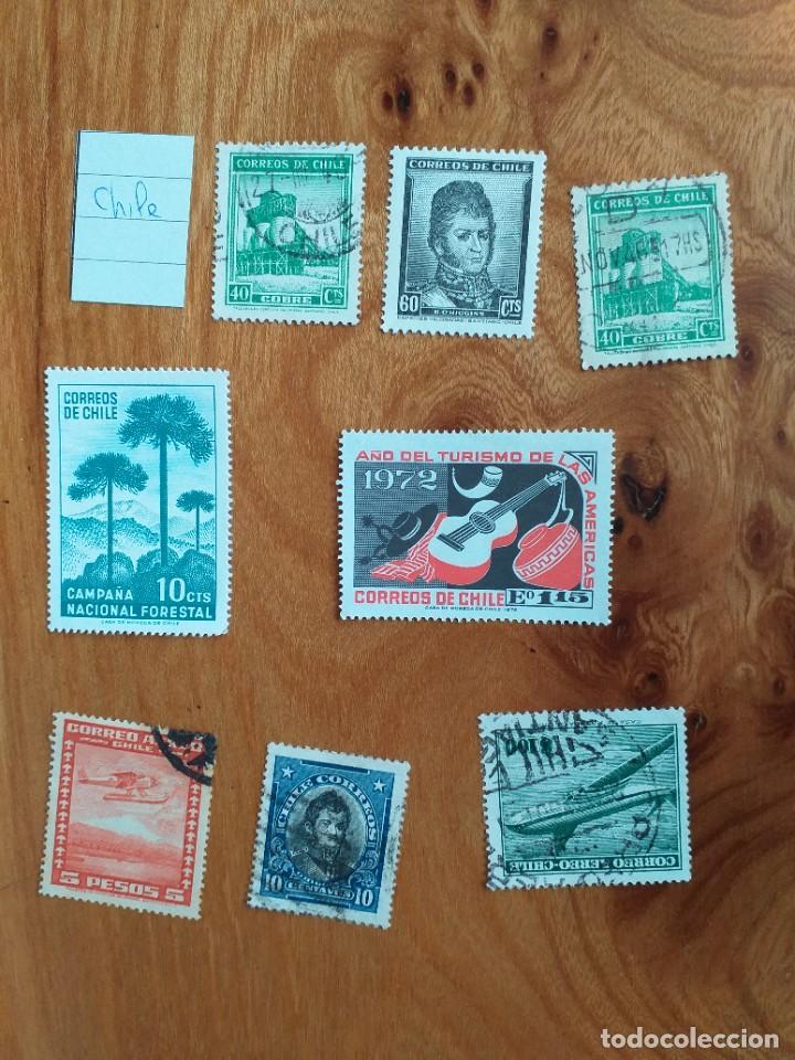 Sellos: LOTE SELLOS USADOS CHILE - Foto 1