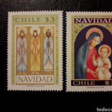 Francobolli: CHILE YVERT 505/06 SERIE COMPLETA NUEVA *** 1978. NAVIDAD REYES MAGOS. PEDIDO MÍNIMO 3€. Lote 262979455