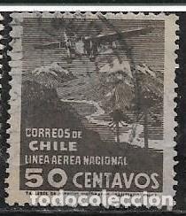 Sellos: CHILE A&Eacute;REO YVERT 26 - Foto 1