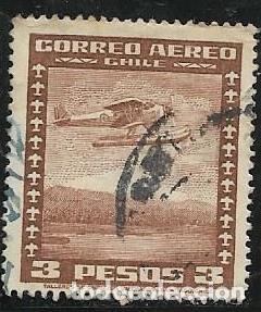 Sellos: CHILE A&Eacute;REO YVERT 40 - Foto 1
