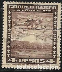 Sellos: CHILE A&Eacute;REO YVERT 41 - Foto 1