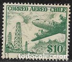 Sellos: CHILE A&Eacute;REO YVERT 169 - Foto 1