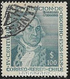 Sellos: CHILE A&Eacute;REO YVERT 175 - Foto 1