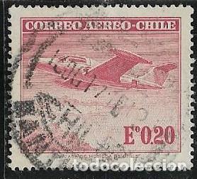 Sellos: CHILE A&Eacute;REO YVERT 208 - Foto 1