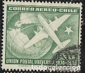 Sellos: CHILE A&Eacute;REO YVERT 126 - Foto 1