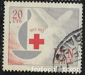 Sellos: CHILE A&Eacute;REO YVERT 215 - Foto 1