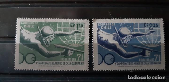 Sellos: CHILE,1971.CAT.YT.363/364. - Foto 1