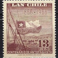 Francobolli: CHILE 1966 - CENTENARIO DE ANTOFAGASTA, AÉREO - MNH**
