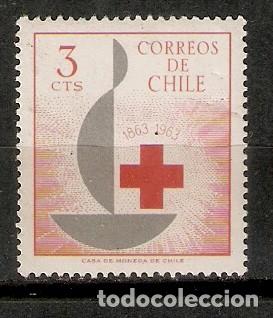 Sellos: CHILE.1963. CRUZ ROJA - Foto 1