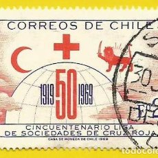 Sellos: CHILE. 1969. LIGA DE SOCIEDADES DE CRUZ ROJA. Lote 313939138