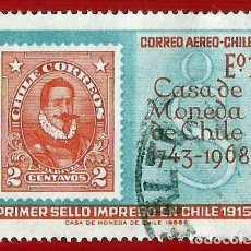 Sellos: CHILE. 1968. CASA DE LA MONEDA. Lote 313941063
