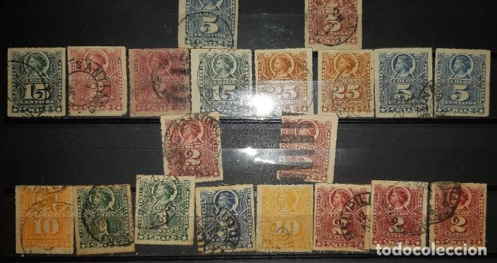 Sellos: LOTE DE SELLOS CHILE, 1880/1889. - Foto 3