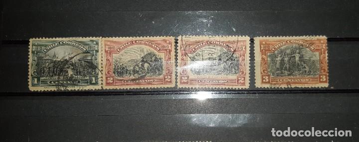 Sellos: LOTE DE SELLOS CHILE, 1910. - Foto 3