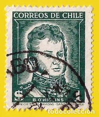 Sellos: CHILE. 1952. BERNARDO OHIGGINS - Foto 1