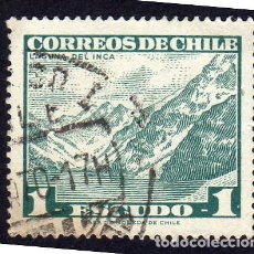 Sellos: AMÉRICA. CHILE. LAGUNA DEL INCA. YT323. USADO SIN CHARNELA.