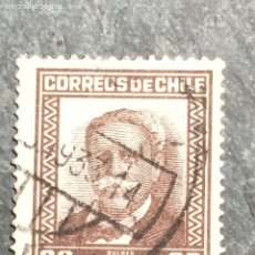 Sellos: - CHILE 1931 - PERSONAJES, MANUEL BULNES - USADO. Lote 316984088
