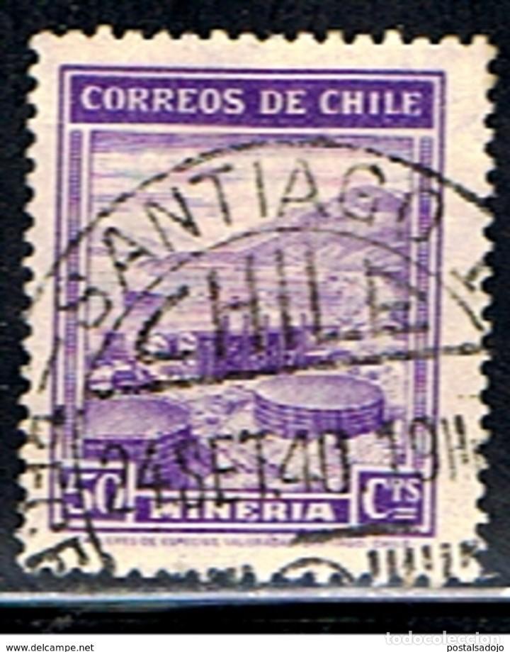 Sellos: CHILE // YVERT 173 // 1938-40 ... USADO - Foto 1