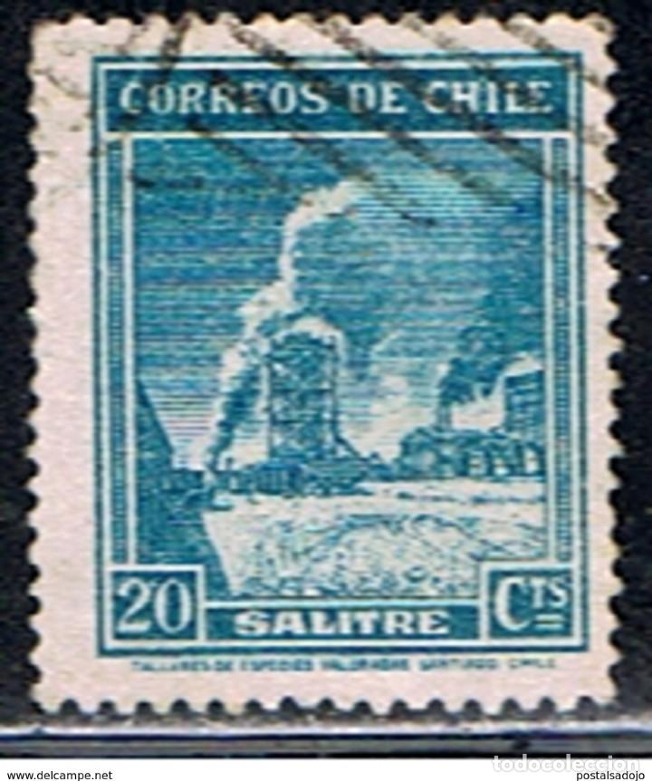 Sellos: CHILE // YVERT 194 // 1942-46 ... USADO - Foto 1