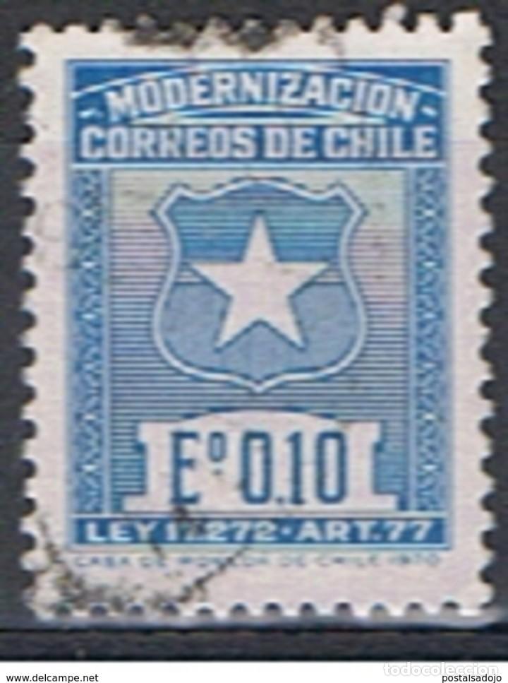 Sellos: CHILE // YVERT 345 A // 1970 ... USADO - Foto 1