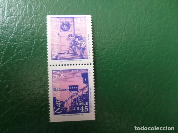 Sellos: chile, 1991, navidad, Yvert Yvert 1082/83 - Foto 1