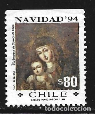 Sellos: CHILE 1234A - A&Ntilde;O 1994 - NAVIDAD - Foto 1
