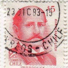 Sellos: CHILE. PRESIDENTE RAMÓN BARROS LUCO. 1983. YT-623. USADO CON CHARNELA.. Lote 364192626
