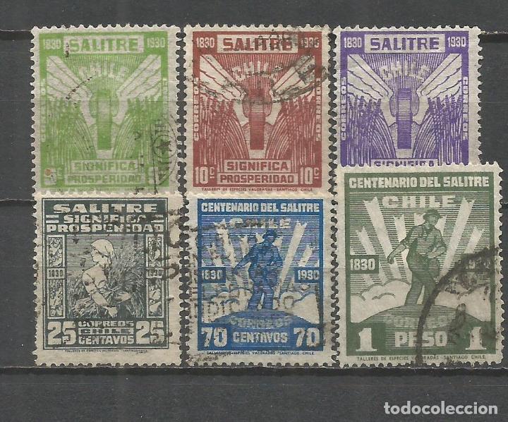Sellos: CHILE YVERT NUM. 145/150 SERIE COMPLETA USADA - Foto 1