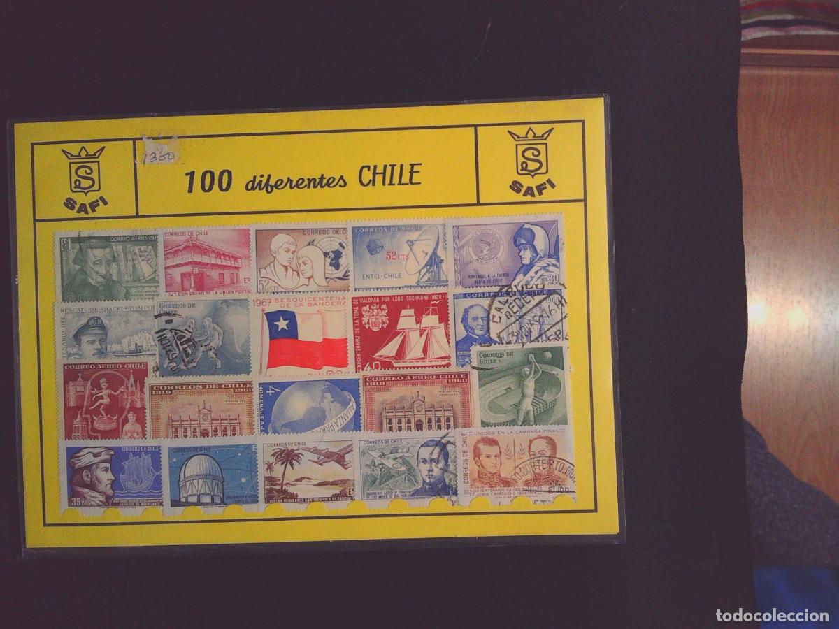 Sellos: 100 SELLOS DIFERENTES DE CHILE - Foto 1
