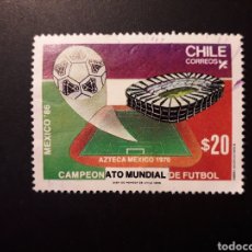 Sellos: CHILE YVERT 731 SELLO SUELTO USADO 1986 MUNDIAL FÚTBOL MÉXICO 86 PEDIDO MÍNIMO 3€. Lote 401621784