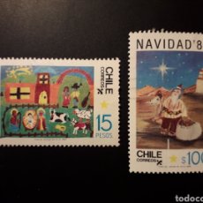 Sellos: CHILE YVERT 715/6 SERIE COMPLETA USADA 1985 NAVIDAD, DIBUJOS INFANTILES PEDIDO MÍNIMO 3€. Lote 401796499