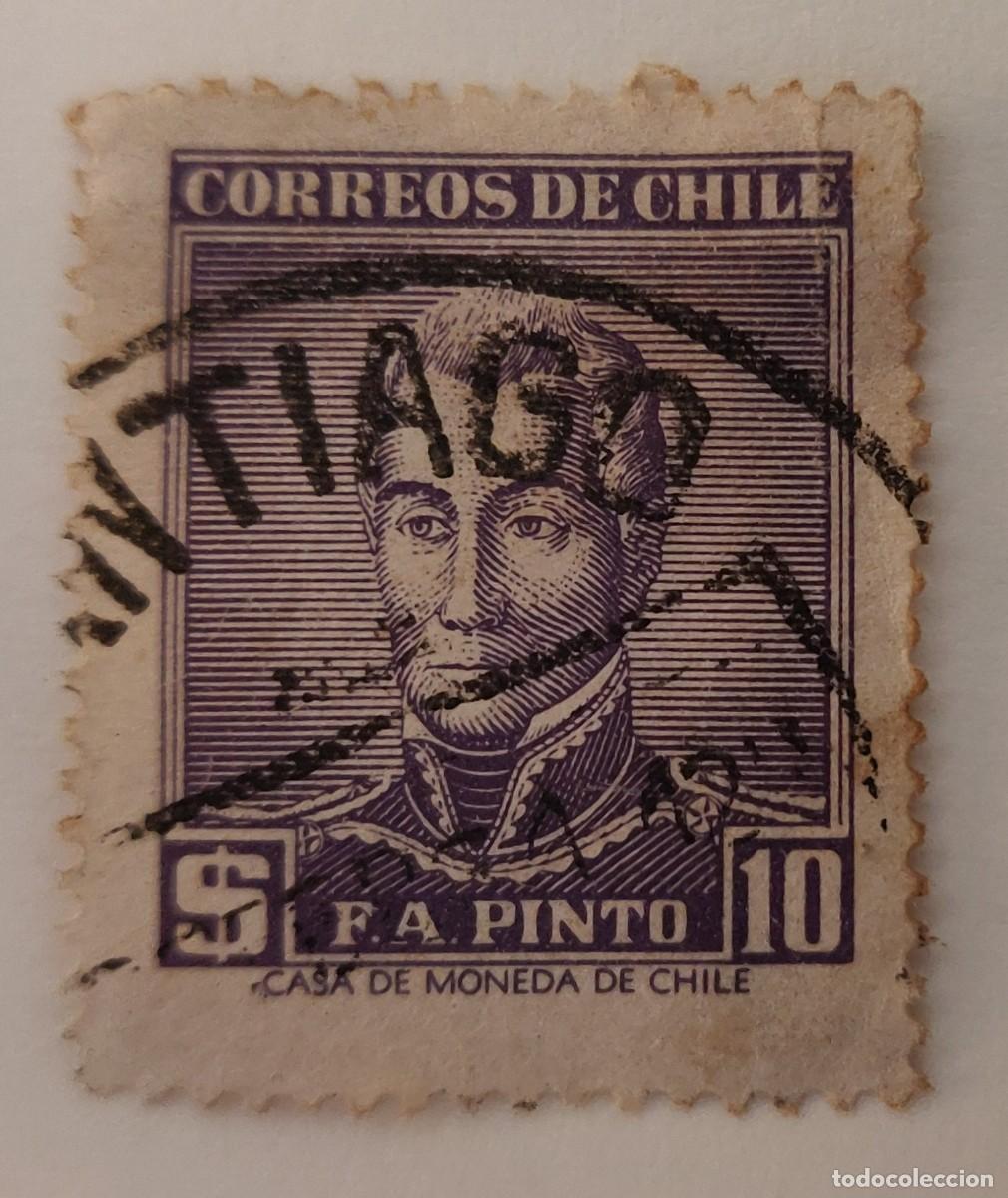 Sellos: Sello de Chile F.A. Pinto - Foto 1