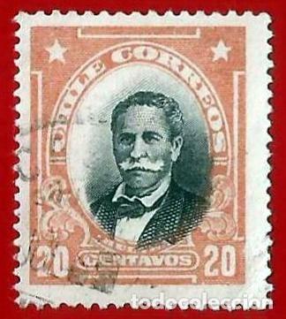 Sellos: Chile. 1911. Scott # 105. Manuel Bulnes - Foto 1