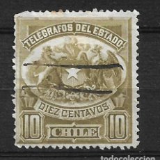 Sellos: CHILE TELEGRAFOS 1900 USADO - 1/12