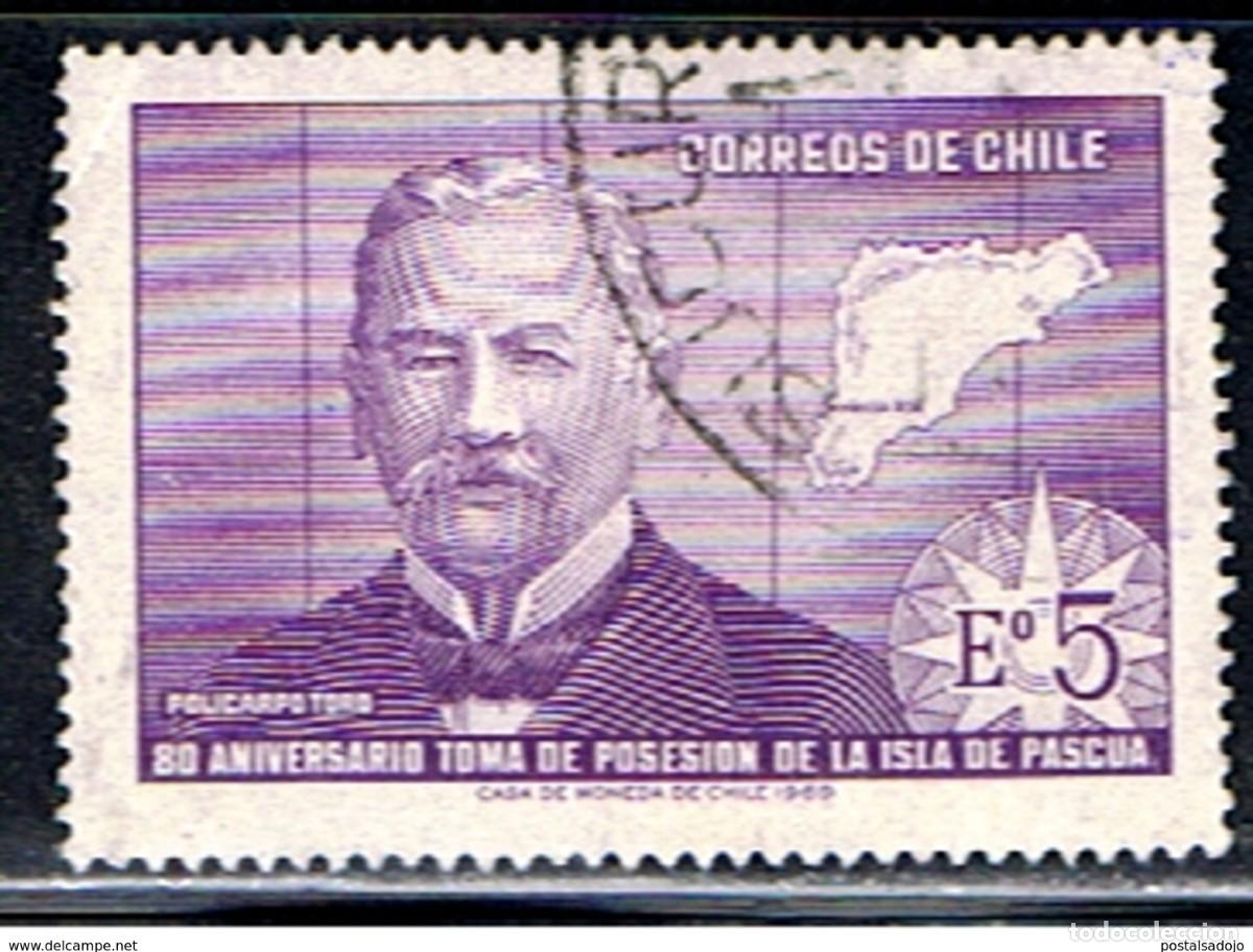 Sellos: CHILE // YVERT 342 // 1970 .... USADO - Foto 1