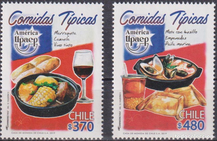Sellos: Chile 2019 Comida local Alimento MNH - Foto 1