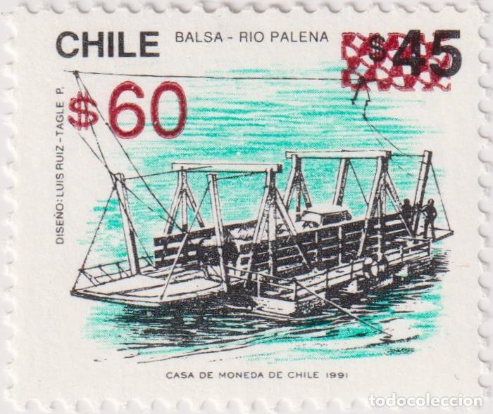 Sellos: Chile 1992 Transporte Buques MNH - Foto 1